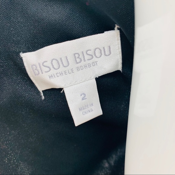 Bisou Bisou ,Michele Bohbot | Black Sequin Dress - Picture 6 of 8